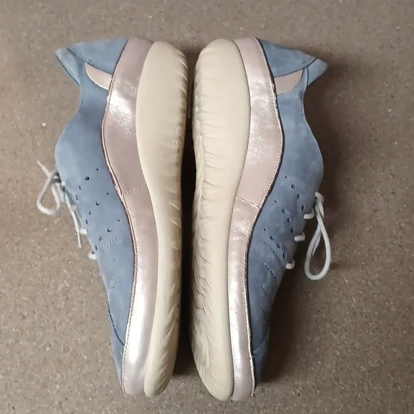 NAOT Kumara Feathery Blue Nubuck Stardust lace up shoes - Picture 7 of 11